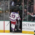 Rangers forward Matt Rempe suspended for eight games for elbow on Heiskanen