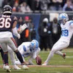 Jared Goff throws 3 TD passes as Lions beat Bears 34-17 for franchise-record 13th win