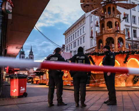 Anti-immigrant anger rises at scene of German market attack