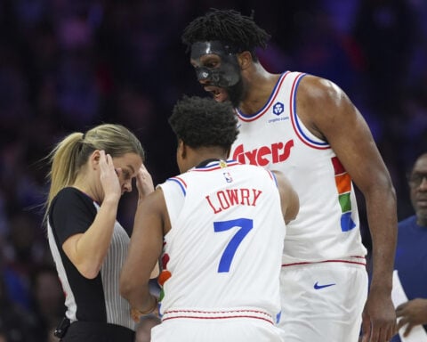 Embiid ejected after drawing 2 technicals in game against Wembanyama and Spurs