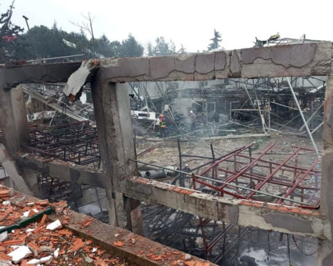 Eleven people killed in explosives factory blast in Turkey, minister says