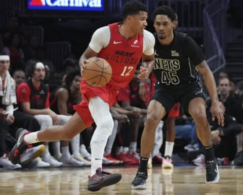 Heat lose guard Dru Smith for remainder of season with torn Achilles