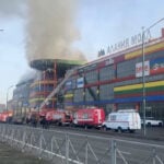 Russian governor says Ukrainian drone debris caused fatal fire in shopping centre