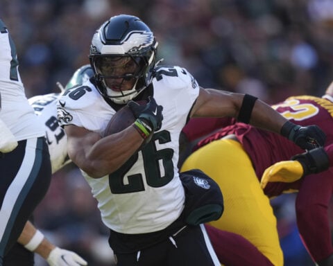 1,000-yard rushers are keeping pace with 1,000-yard receivers for a change in the NFL
