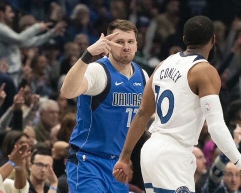 Mavs star Luka Doncic ruled out with calf strain after leaving Christmas game against Timberwolves