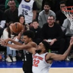 Victor Wembanyama scores 42 in a memorable Christmas debut but Spurs fall short against the Knicks