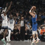 Edwards scores 26, Wolves hold on to beat Mavs 105-99 after Doncic injury