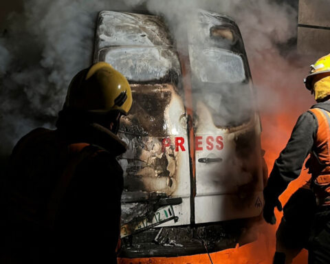 Israeli strike kills five journalists in Gaza, hospital says