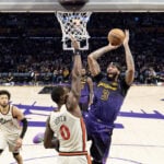 Lakers big man Anthony Davis exits Christmas game with sprained left ankle