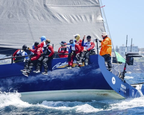 Comanche, defending champion LawConnect lead early in Sydney to Hobart yacht race