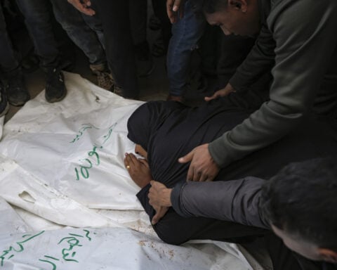 Israeli strike kills 5 Palestinian journalists in Gaza, officials say