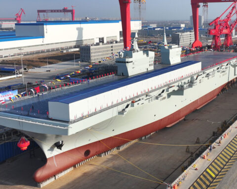 China launches new amphibious assault ship in a race to rival US military