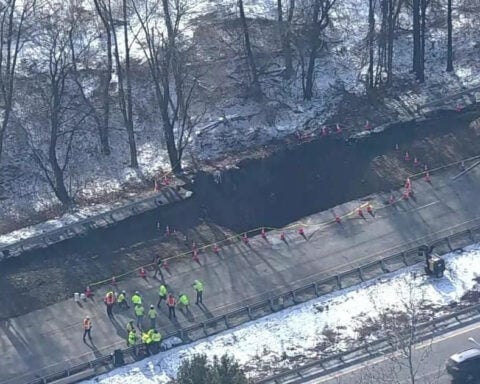 Abandoned mine collapse caused I-80 sinkhole, New Jersey DOT says