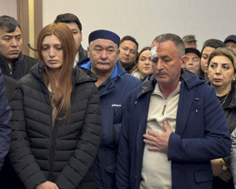 Azerbaijani and U.S. officials suggest plane that crashed may have been hit by weapons fire