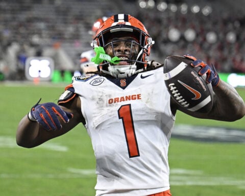 McCord throws for 453 yards, 5 TDs in No. 22 Syracuse's 52-35 Holiday Bowl win over Washington State