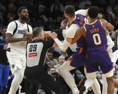 Dallas' Naji Marshall gets 4-game suspension, Phoenix's Jusuf Nurkic is banned 3 games for fight