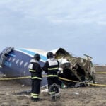 Azerbaijan's president says plane that crashed was shot at from Russia