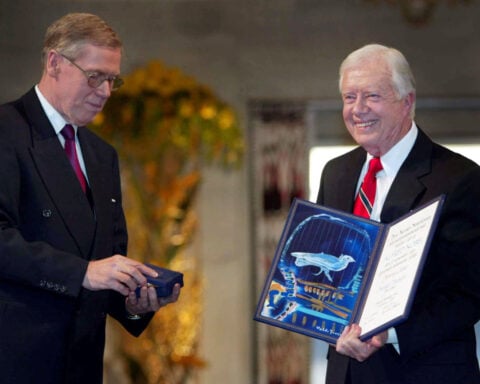 Jimmy Carter worked tirelessly for peace and democracy, Nobel committee says