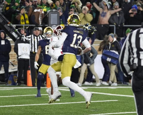 Riley Leonard's passing game improvement key for Notre Dame in CFP quarterfinal against Georgia