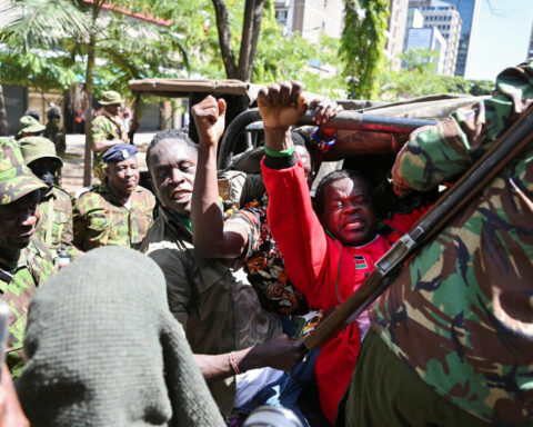 Police in Kenya fire teargas at protest over alleged abductions