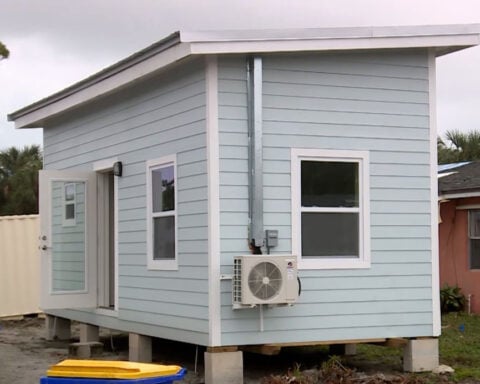 Tiny homes go up for Hurricane Milton victims in Martin County