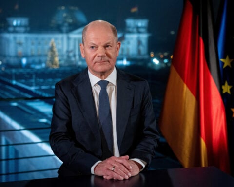 Germany's Scholz urges citizens to vote in NYE address