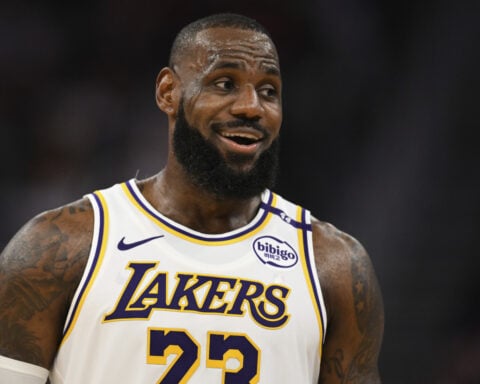 On his 40th, LeBron James says he could play "another 5 or 7 years." He won't stay around that long