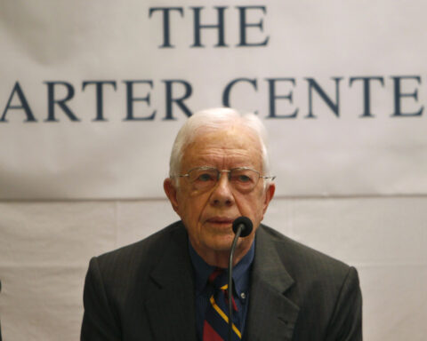 Jimmy Carter is being mourned in his tiny hometown and around the world