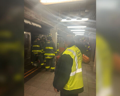 Man charged with attempted murder after New York subway shoving