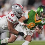 Top-seeded Oregon sees title hopes dashed with early knockout by Ohio State