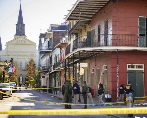 The Latest: FBI investigating New Year's Day attack in New Orleans that killed at least 15 people