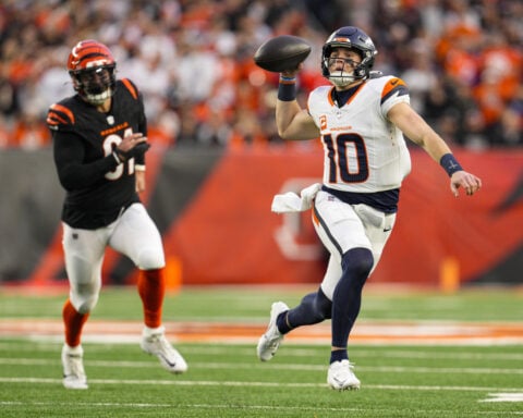 Broncos insist they don't care who sits out for Chiefs as Denver seeks to end a long playoff drought