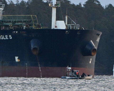 Finland power grid operator asks court to seize tanker over cable damage