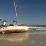 Captain selling sailboat for $1 after it washes ashore in New Smyrna Beach