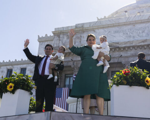 Puerto Rico's new governor sworn in days after a major blackout left much of the island in the dark