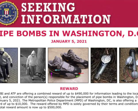 FBI releases new video of a suspect planting a pipe bomb near DNC offices on eve of the Capitol riot