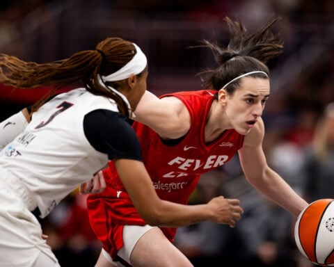 Caitlin Clark describes rookie WNBA season as ‘life-changing’ and talks about love of Taylor Swift to Kelce brothers