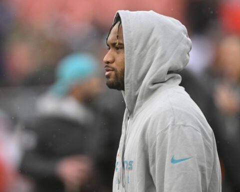 Dolphins' Tagovailoa 'unlikely' to play Sunday against Jets, Huntley in line for 2nd straight start