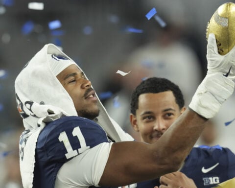 Penn State hopeful Big Ten Defensive Player of the Year Abdul Carter will be ready for Orange Bowl