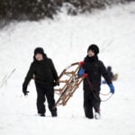 Heavy snow brings widespread disruption across the UK and Germany