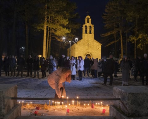 Thousands protest in Montenegro to demand ouster of top security officials over mass shooting