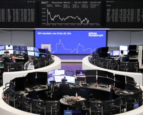 Chip stocks boost European shares at start of data-heavy week