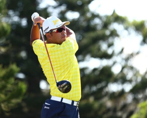 Hideki Matsuyama makes PGA Tour history by shooting 35-under to win The Sentry
