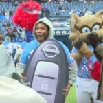 Nissan and Titans surprise stadium construction worker with brand new car