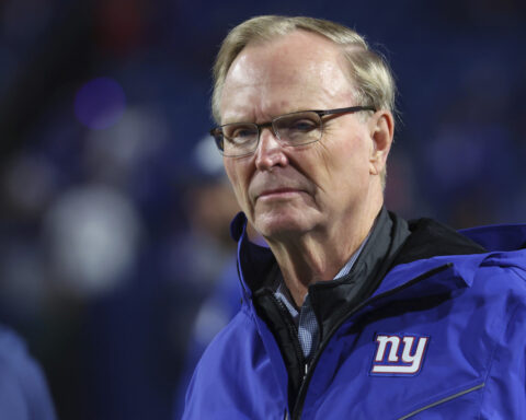 Giants owner says GM Joe Schoen and coach Brian Daboll are staying put after 3-14 season