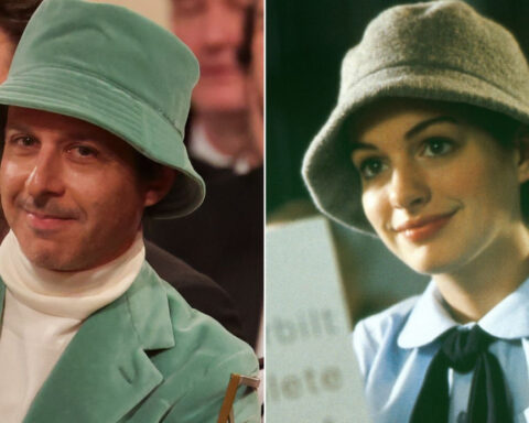 Jeremy Strong stole Anne Hathaway’s ‘Princess Diaries’ look, but she’s not mad