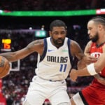 Mavericks guard Kyrie Irving out due to bulging disc in his back, no timeline for return