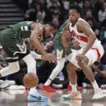 Antetokounmpo needs 3 stitches in finger and returns to post a triple-double in win over Raptors