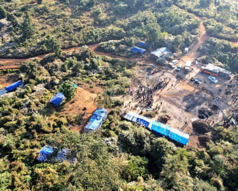 At least 9 miners are trapped in a coal mine in India's northeastern Assam state