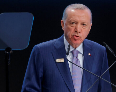 Erdogan tells Iraqi Kurdish PM that Turkey working to keep Syria secure